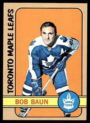 1972 Топпс # 134 Боб Баун Торонто Мейпъл Лийфс (хокейна карта) EX/Mount Мейпъл Лийфс