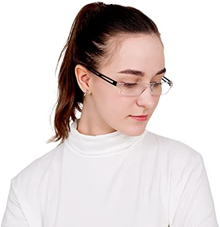 LifeArt, 8 чифта очила за четене, Сини Светозащитные очила, Компютърни очила за четене за жени и мъже, Модни правоъгълни