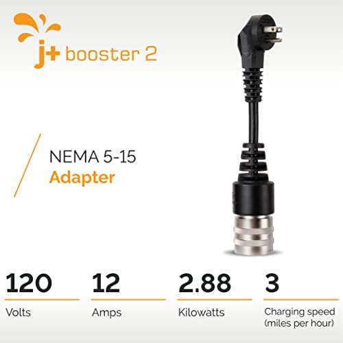 Жак Адаптер за зарядно устройство NEMA 5-15 за J + Booster 2 | Портативно зарядно устройство с 2-ро ниво EV