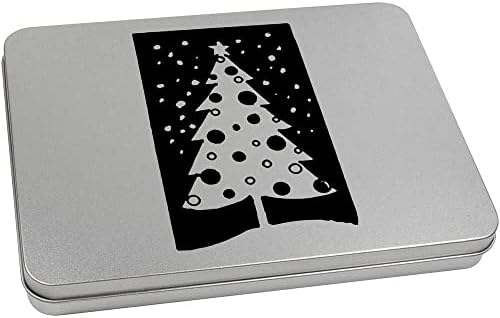 Лидице кутия за съхранение с метални панти 220 мм Коледна елха в снега (TT00188719)