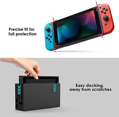 Защитно фолио MoKo, съвместими с Nintendo Switch (3 опаковки), HD Clear за защита от пръстови отпечатъци и балони
