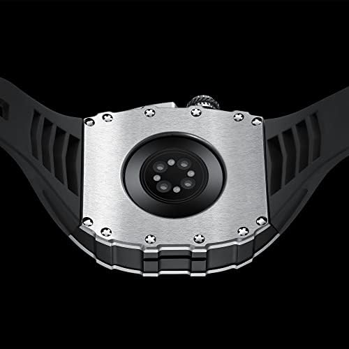 TRDYBSK Калъф от алуминиева сплав за Apple Watch Band 44 мм 45 мм Фторопластовый Каишка за Iwatch Series 7 6 5