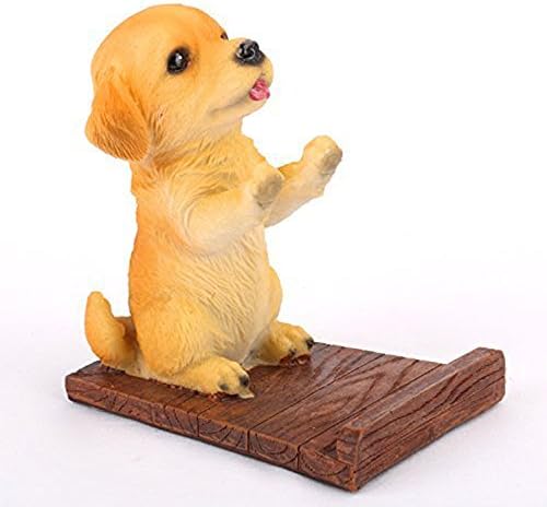 Кученце Кучето Поставка За Мобилен Телефон Пет Smartphone Титуляр за вашия Десктоп на Златист Ретривър