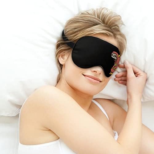 Забавна Маска за очи Sleep Sloth Меки Калъфи За Очите, Блокер Светлина, Превръзка на Очите и с Регулируема Каишка