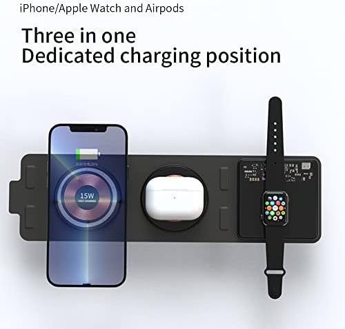 Станция за бързо зареждане YALANDER 3 в 1 за телефоните на Apple и Android, вещи от първа необходимост за пътуване