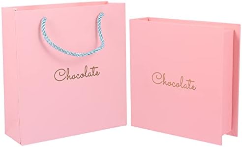 2 бр. Сувенири за декорация - Шоколад Розова Сватбена книга за Свети Валентин с Подаръци във формата на Сърце,