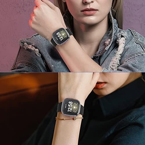 Ултра тънък калъф ORIbox, Съвместим с smart часовника Fitbit Versa 2, Напълно Защитен калъф от TPU HD Устойчив