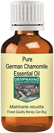 Devprayag Чисто етерично масло немски лайка (Matricaria recutita) Парна дестилация на 5 мл (0,16 грама)