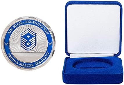 Старши майстор-сержант от военновъздушните сили на САЩ в защитата унтер-офицер с Диаманти 45-миллиметровая Монета Повикване