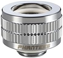 Компрессионный фитинг Phanteks - G 1/4 с твърда тръба за запечатване на пръстените Viton, с диаметър 16 мм, Алуминиева