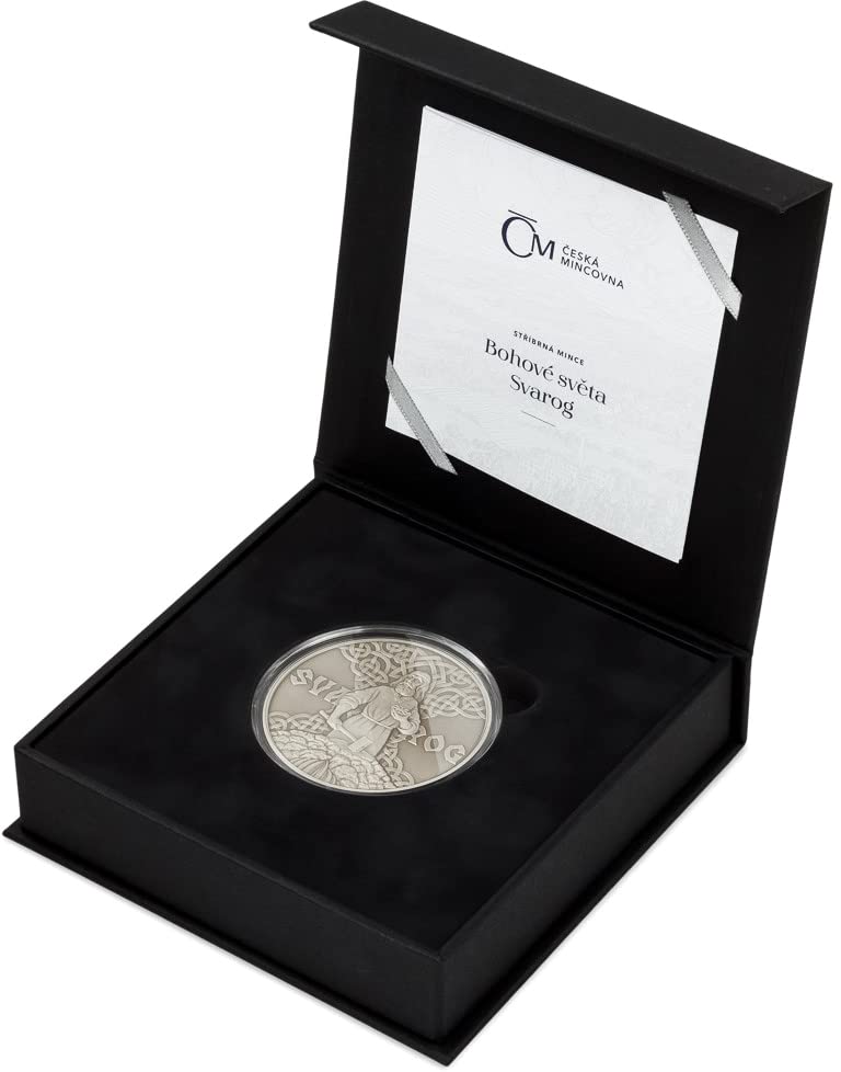 2022 DE Universal Gods PowerCoin Сварог Поставка 5 Грама Сребърна Монета 10 $ Ниуе 2022 Антични Гарнитури
