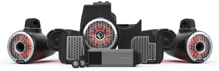 Аудиокомплект Rockford Fosgate RZR19RCPXP-STG6: интерфейс Ride Command, усилвател с мощност 1500 W, предни