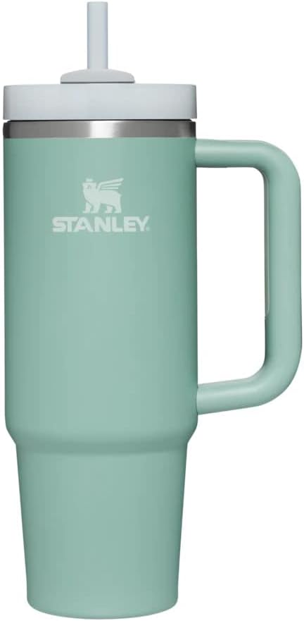 Stanley Adventure Евкалипт 30 грама - за многократна употреба вакуум чаша за гасене с соломинкой, херметически капак, изолирана