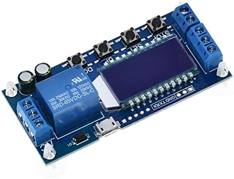 ILAME 6-30 В Micro USB Цифров LCD Дисплей, Време на Забавяне Relay Модул за Управление Таймер Ключ Задейства
