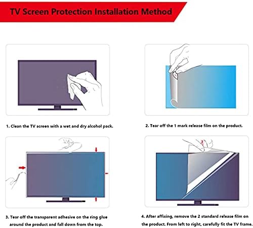 KELUNIS Защитно фолио за екрана на телевизора с Антирефлексно покритие, Фолио-филтър за защита на окото от синя светлина,