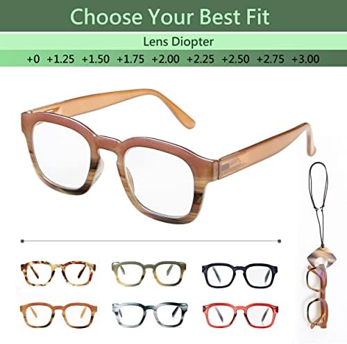 RL READLUX Дамски Очила За Четене на Модни Очила За четене с Филтър Синя Светлина +0.00 +1.25 - +3.00