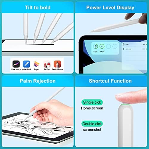 iPad Молив с безжична зареждане -Активен Apple Молив с чекмедже за зарядно устройство, молив 2-ро поколение, съвместими