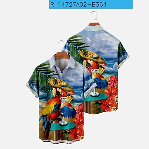 XXBR 2023 3D Принт Снимка на Цвете Хавайска Риза Мъжки Женски С Отложным яка Реколта Улични Мъжки Ризи С Мирис на Тениска