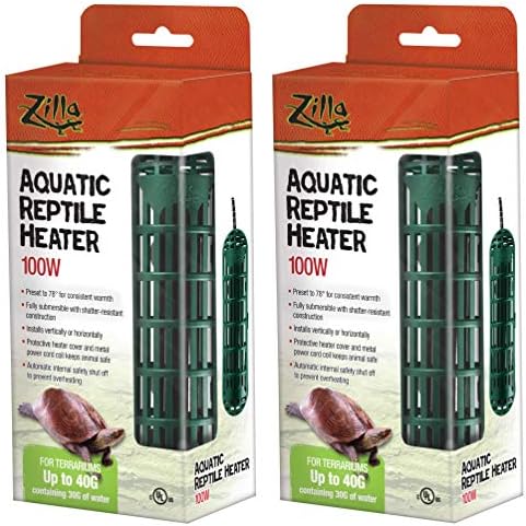 Нагревател за водни влечуги Zilla 100 W - (1 W x 3) - Опаковка от 2