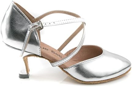 Обувки със звънци Ръчно изработени Дамски Обувки за Система за Салса на Сватбена конкурс за Танцови Обувки Pheme на