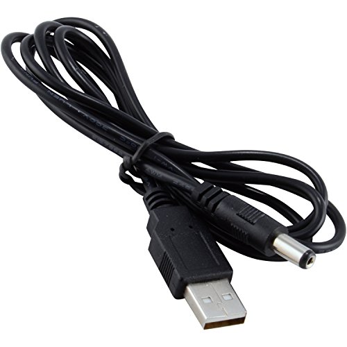 Жак JacobsParts USB конектор 5.5 mm x 2,1 mm за кабел за захранване 5 vdc, 120 см / 4 метра