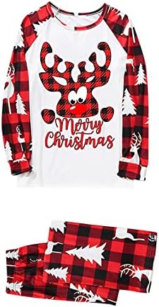 Забавна Коледна Пижама DIYAGO за семейство, Същите тениски с дълъг ръкав и Панталони, нощница, Забавен Комплект