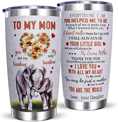 Vinpress Подаръци за мама от дъщеря си и сина си - рожден ден Подаръци за мама, Подаръци за Деня на майката за мама