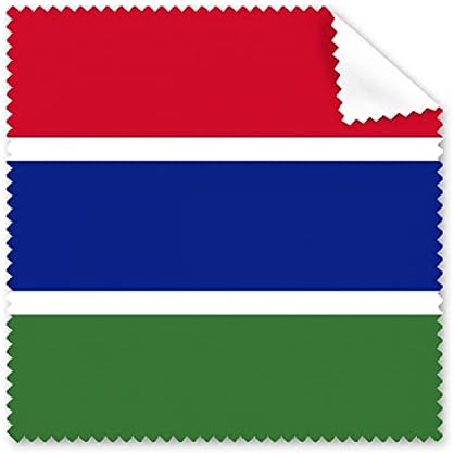 Гамбия Национален Флаг Африканска Държава Плат За Почистване на Екрана на Телефона за Пречистване на Точки 5шт