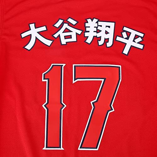 Volquez Мъжка Бейзболна майк Ohtani 17 Ушити ризи Shotime Битник в стил хип-Хоп