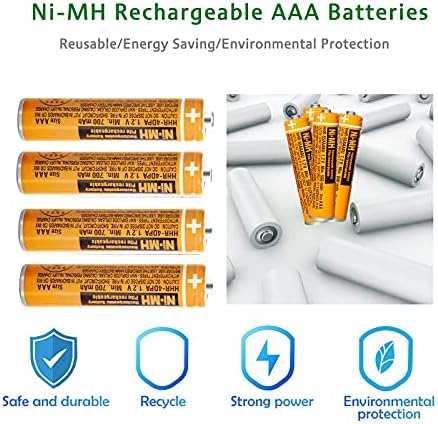 EOCIK 4 Опаковки HHR-4DPA NI-MH Акумулаторна Батерия за Panasonic 1,2 На 700 mah AAA батерии за Безжични телефони