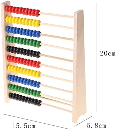Детски Abacus Teerwere, Дървена abacus, Разноцветни Мъниста, Преброяване играчка за деца, Обучение по Математика, Развитие