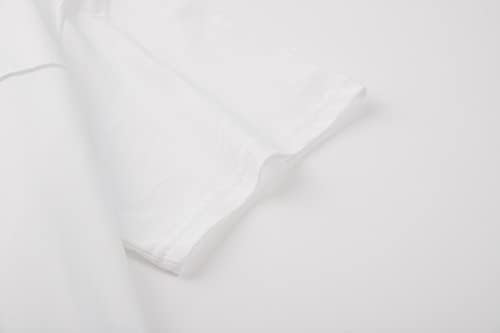 Мъжки тениски YININF, Хипстерские Тениски С Къс ръкав, Обикновена Меки Памучни Панталони Тениски с кръгло деколте