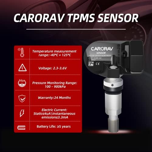 CARORAV ГУМИТЕ Сензор за 315 Mhz Система за Контрол на налягането в гумите Замяна за Ford F150.F250.F350.Explorer.Сосредоточься.Fusion