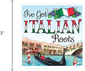 Идеи италиански подаръци: плочки с магнит Italian Roots