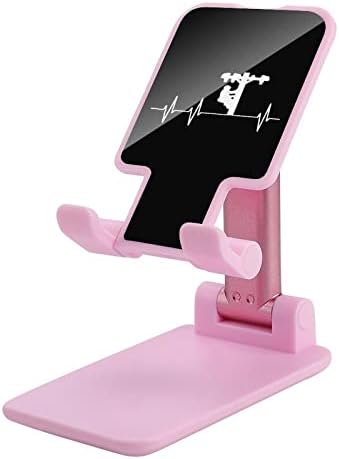 Heartbeat Lineman Пластмасова Поставка за мобилен телефон с Регулируем Ъгъл на Наклона и Височината на Притежателя на Телефона, Съвместим с всички телефони