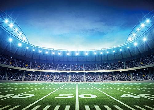 На фона на футболно игрище SJOLOON Super Bowl Фонове, за Снимки на Тема Спорт Украса на Парти Банер Студиен