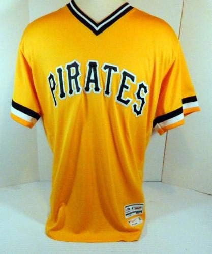 2017 Pittsburgh Pirates Тайлър Эпплер Освободен жълта риза 1979 TBTC 587 - Използваните В играта Тениски MLB
