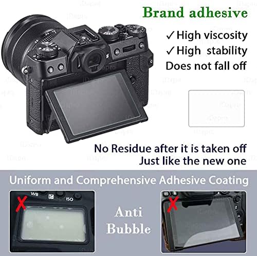Защитно фолио за екрана Fujifilm X-T30 II X-T30II Fuji X-T30 Mark II + каишка за ръка [3 + 1 опаковка], лесна инсталация
