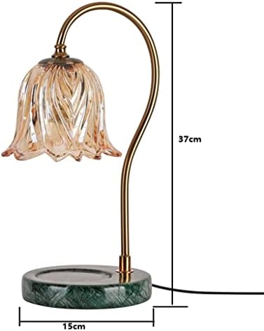 N/A Ароматерапевтическая Свещ Топла лампа Върху мраморната основа на Електрическа Свещ за топене на Восък лампа със стъклен