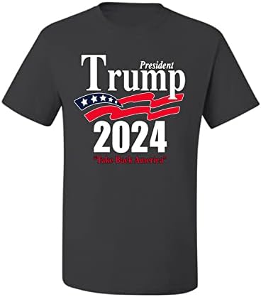 Тениска Wild Боби Тръмп 2024, Тениска Keep America Great, Переизбранная Политическа Мъжка тениска с графичен дизайн