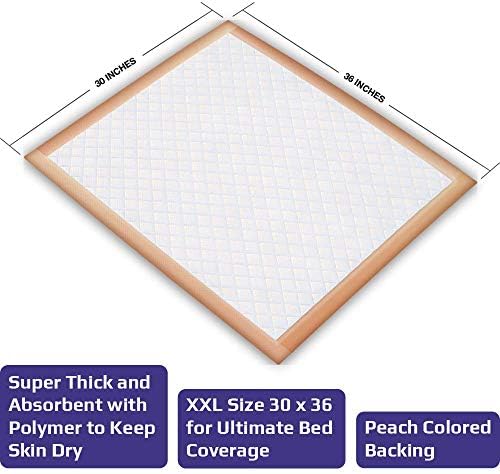 Inspire XL 30 x 36 Ултра 100 Mg Суперпоглощающие Подложки за легло при Инконтиненция за Еднократна употреба | The
