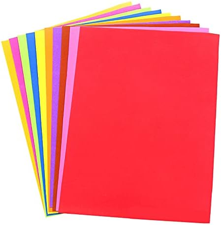 10шт Хартия от Плътна пяна EVA Формат А4 в Различни Цветове Самозалепващи Листове пяна, Порести Хартия за Бродерия за