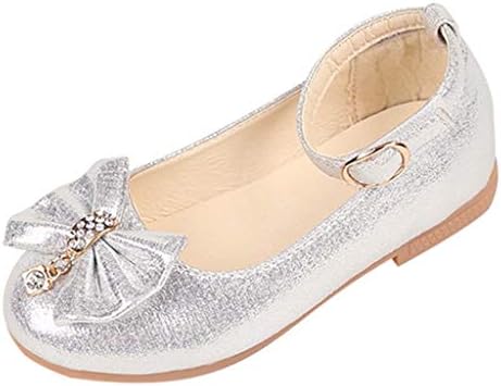 Детски обувки с цветя модел за момичета; Сватбени обувки на Мери Джейн за Шаферките; Ежедневни балет апартаменти