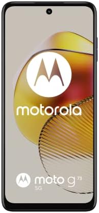 Motorola Moto G73 (5G) с две SIM-карти, 256 GB ROM + 8 GB RAM (само GSM | без CDMA), Фабрично отключени смартфон