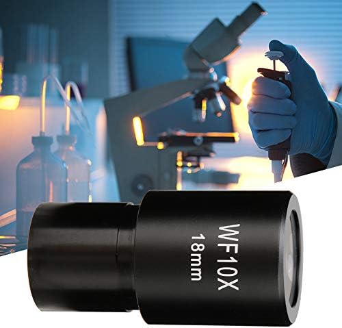 Окулярный Микроскоп GHMOZ Биологичен Микроскоп Широкоъгълен Окуляр Оптична леща с Мащаба на WF10X/18 мм Биологичен