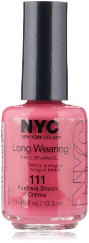 Емайл за нокти N. Y. C. New York Color удължено носене, крем-шок фуксия [111] 0,45 грама