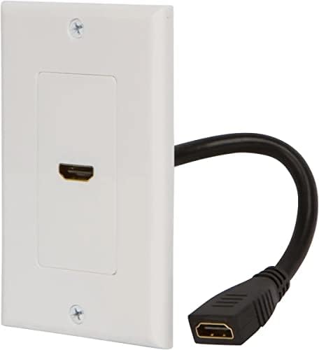 Стенни панела HDMI Newhouse Hardware HDMIWP-WH-05, Бял, 5 бр.