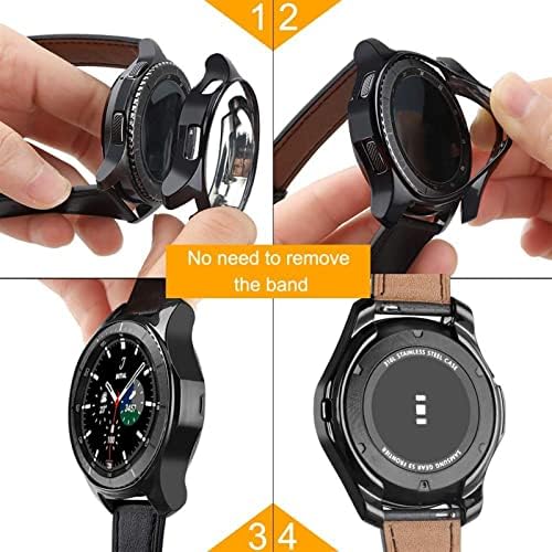 Защитен калъф за часа NEYENS Screen за Samsung Galaxy Watch4 40-44 мм/Classic 42-46 мм, с пълен Защитен капак