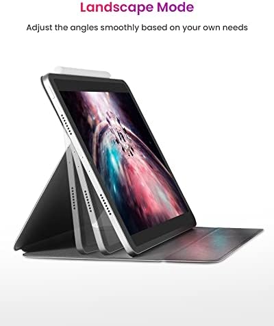 Умен калъф-за награда tomtoc за 10,9-инчов новия iPad Air 5-то поколение 2022, 11-инчов iPad Pro 3/2/1, Ултра-Лек калъф-поставка