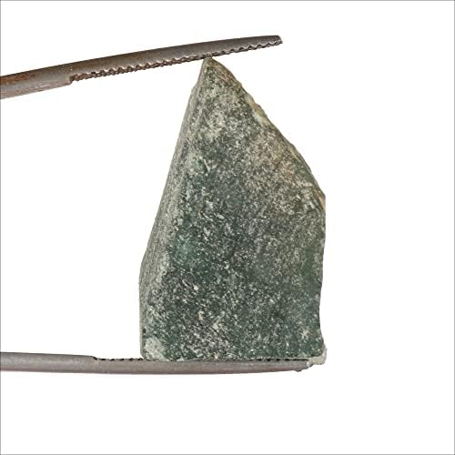 GEMHUB Естествен Необработен Лечебен Кристал от Зелен нефрит, Сертифициран EGL, Отделяща Скъпоценен Камък За Заздравяване